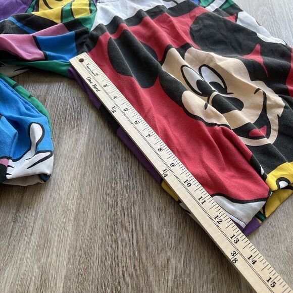 RARE Vintage Handmade Custom Walt Disney Mickey High Waist Skater Shorts 80s 90s - Picture 4 of 13